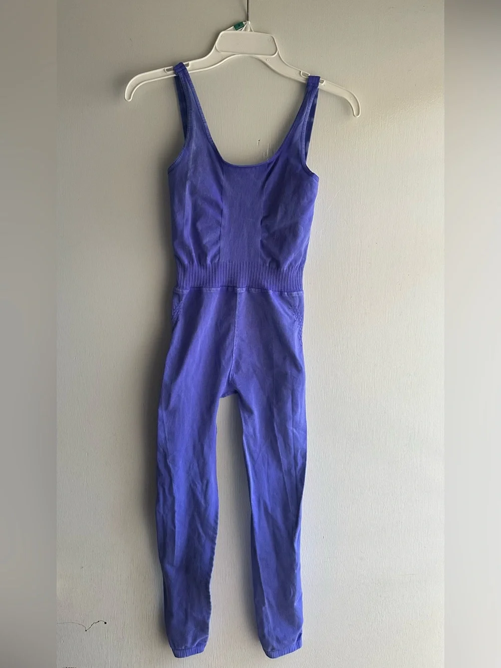 Free People FP Movement Good Karma Yoga Jumpsuit Purple one piece Pilates size S